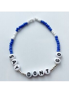 Taylor Swift Eras Tour Friendship Bracelet Say Don’t Go 1989